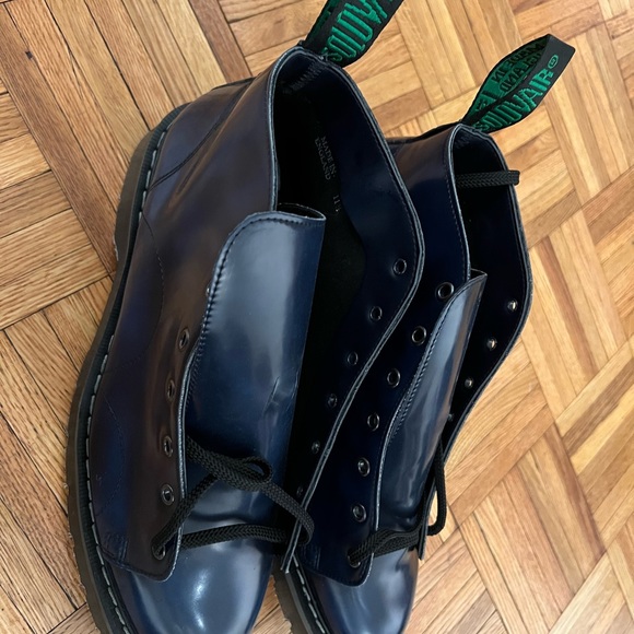 Solovair Monkey Boots Blue - Brand New - Picture 3 of 3